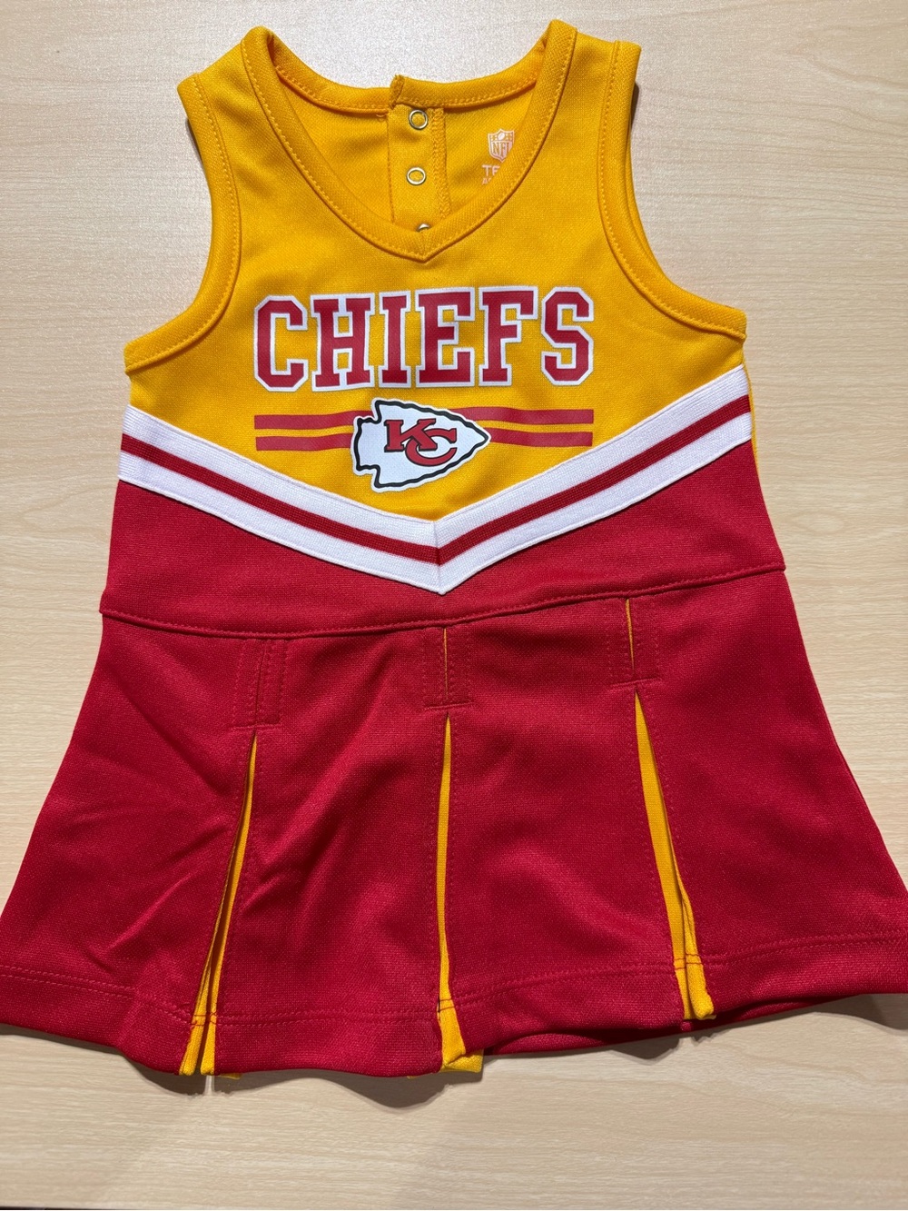 Kansas City Chiefs Baby Cheerleader Dress - 12 M